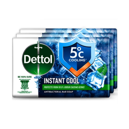 DETTOL BAR SOAP COOL 100G*3 DETTOL BAR SOAP COOL 100G*3