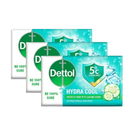 DETTOL BAR SOAP HYDRA COOL 100G*3 DETTOL BAR SOAP HYDRA COOL 100G*3