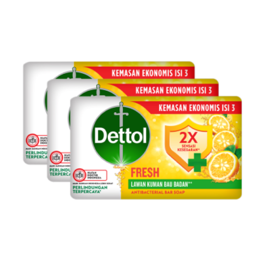 DETTOL BAR SOAP FRESH 100G*3 DETTOL BAR SOAP FRESH 100G*3
