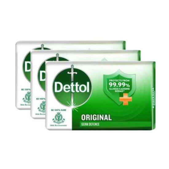 DETTOL BAR SOAP ORIGINAL 100G*3 DETTOL BAR SOAP ORIGINAL 100G*3