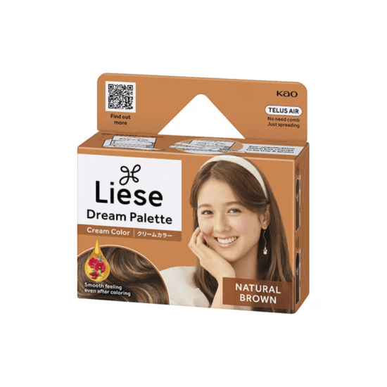 LIESE PALETTE CREAM COLOR NATURAL BROWN 76G