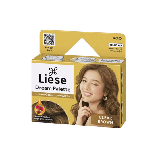 LIESE PALETTE CREAM COLOR CLEAR BROWN 76G