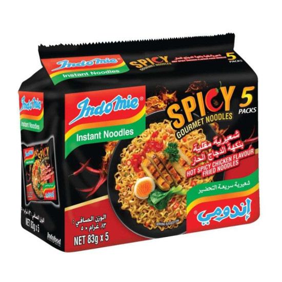 INDOMIE GORENG HOT SPICY CHICKEN  83GM*5