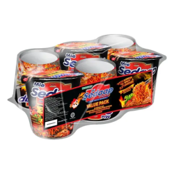 MI SEDAAP CUP VALUE PACK KOREAN SPICY 81GM*6 MI SEDAAP CUP VALUE PACK KOREAN SPICY 81GM*6