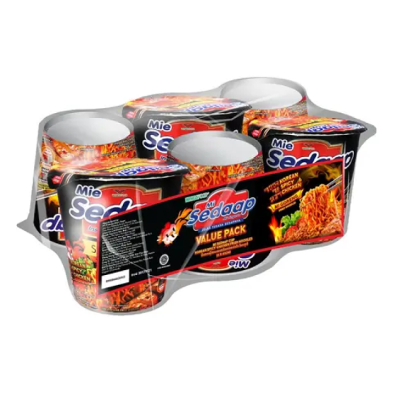 MI SEDAAP CUP VALUE PACK KOREAN SPICY 81GM*6