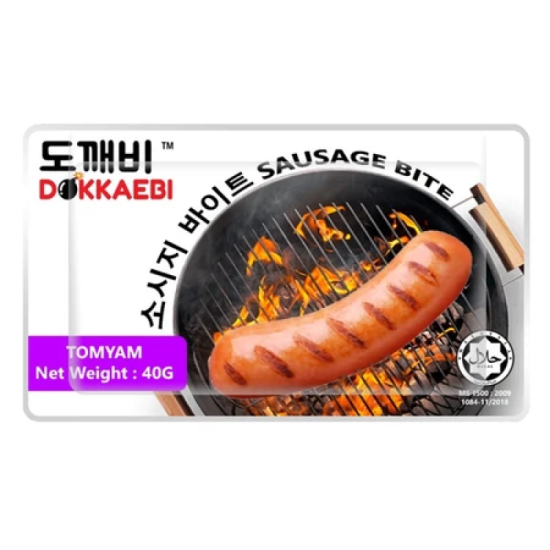 DOKKAEBI TOMYAM CHICKEN SAUSAGE BITE 40G