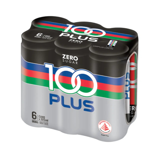 100 PLUS ORIGINAL ZERO SUGAR CAN 325ML*6S