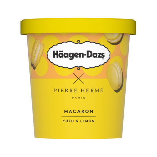 HAAGEN DAZS MACARON YUZU LEMON 420ML