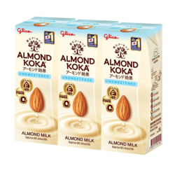 GLICO ALMOND KOKA UNSWEETENED 180ML*3'S GLICO ALMOND KOKA UNSWEETENED 180ML*3'S