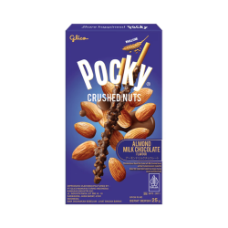 POCKY CRUSHED NUTS ALMOND MILK CHOCOLATE 25GM POCKY CRUSHED NUTS ALMOND MILK CHOCOLATE 25GM