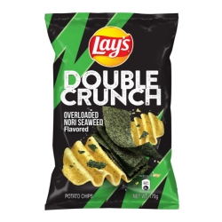 LAYS DOUBLE CRUNCH OVERLOADED NORI SEAWEED 170GM LAYS DOUBLE CRUNCH OVERLOADED NORI SEAWEED 170GM