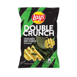 LAYS DOUBLE CRUNCH OVERLOADED NORI SEAWEED 50GM LAYS DOUBLE CRUNCH OVERLOADED NORI SEAWEED 50GM