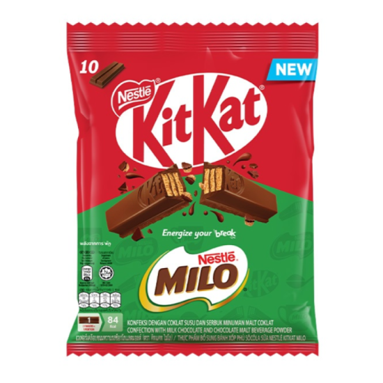 KIT KAT MILO 2F SHAREBAG 10*17G