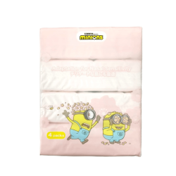 MINIONS FACIAL TISSUE  3Ply 100s*4 MINIONS FACIAL TISSUE  3Ply 100s*4