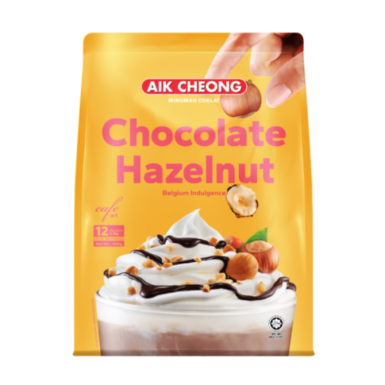 AIK CHEONG (CAFE ART) CHOCOLATE HAZALNUT 38GM*12'S