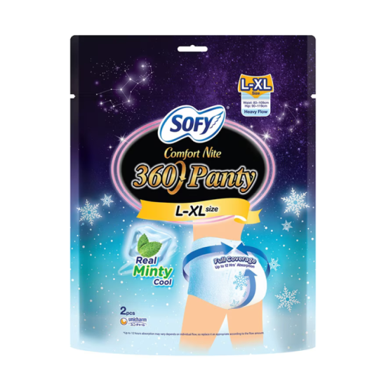 SOFY COMFORT NITE  360 PANTY COOL L-XL 2S