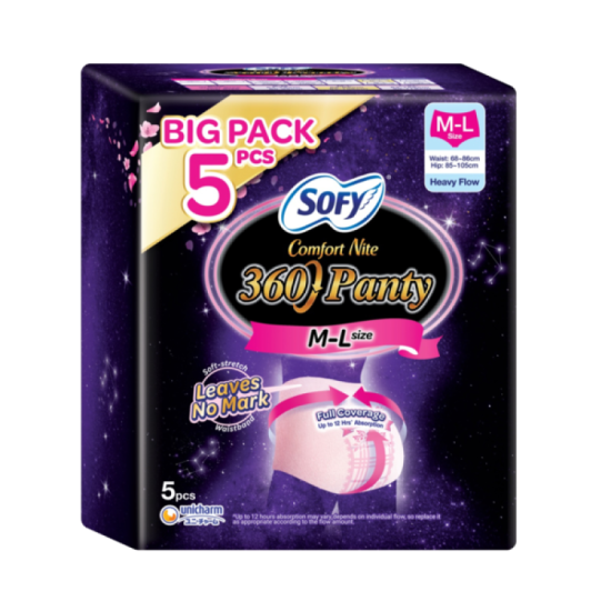 SOFY COMFORT NITE  360 PANTY M-L 5S