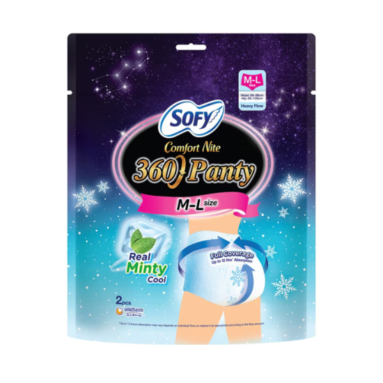 SOFY COMFORT NITE  360 PANTY COOL M-L 2S