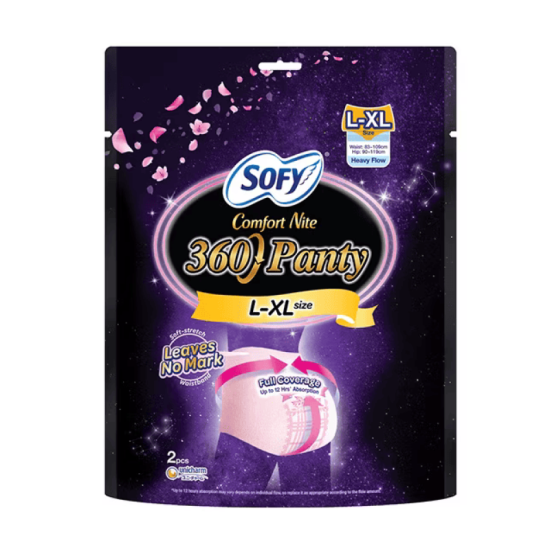 SOFY COMFORT NITE  360 PANTY L-XL 2S