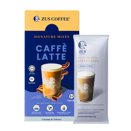 ZUS COFFEE SIGNATURE MIXES  CAFFE LATTE 22G*5