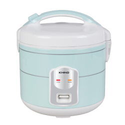KHIND 1.8L JAR RICE COOKER WITH PLASTIC STEAMR RCJ KHIND 1.8L JAR RICE COOKER WITH PLASTIC STEAMR RCJ