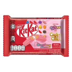 KIT KAT STRAWBERRY FLAVOURED 4F 35G KIT KAT STRAWBERRY FLAVOURED 4F 35G