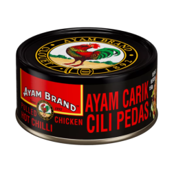 AYAM BRAND PULLED CHICKEN HOT CHILLI 150GM AYAM BRAND PULLED CHICKEN HOT CHILLI 150GM