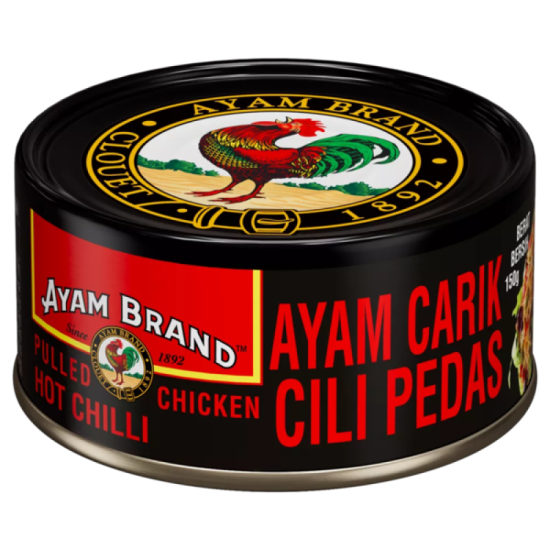 AYAM BRAND PULLED CHICKEN HOT CHILLI 150GM