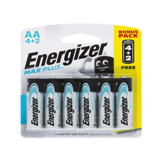 ENERGIZER MAX AA ALK BATTERY 4PC EP91BP4+2