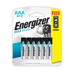 ENERGIZER MAX AAA ALK BATTERY 4PC EP92BP4+2