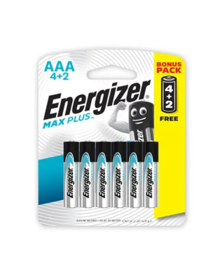 ENERGIZER MAX AAA ALK BATTERY 4PC EP92BP4+2