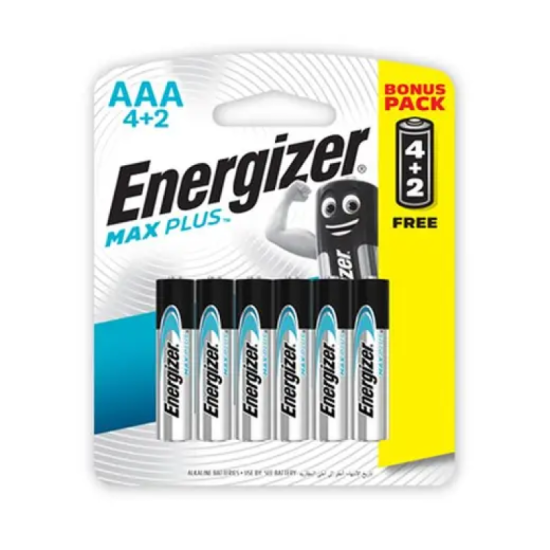 ENERGIZER MAX AAA ALK BATTERY 4PC EP92BP4+2