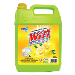 WIN DISHWASH LIQUID LEMON 5LIT WIN DISHWASH LIQUID LEMON 5LIT