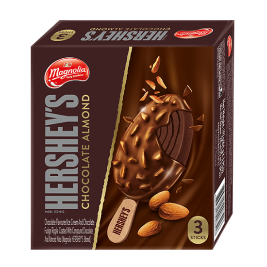 MAGNOLIA HERSHEY'S CHOCOLATE ALMOND 70ML*3