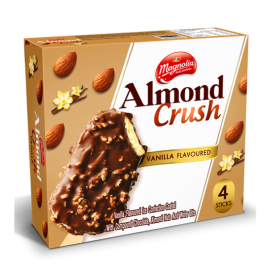 MAGNOLIA ALMOND CRUSH VANILLA FLAVOURED 70ML*4