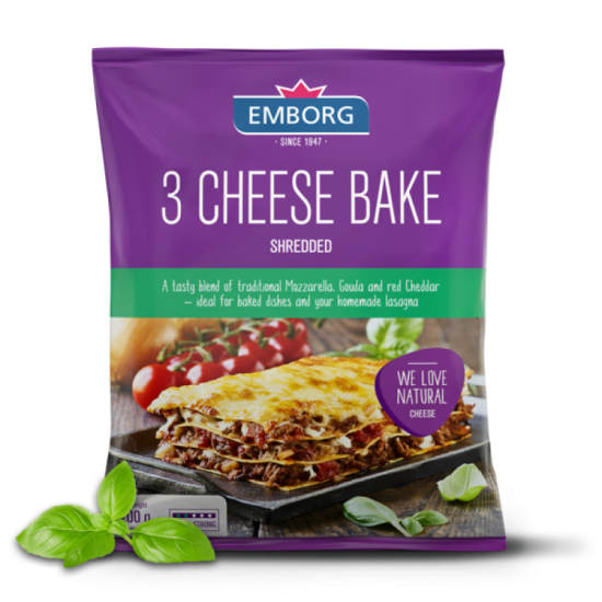 EMBORG 3 CHEESE BAKE 200G