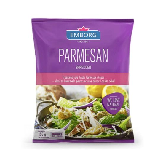 EMBORG PARMESAN SHREDDED 150G