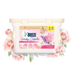 BREEZE 3IN1 FRAGRANCE BEAD CAPSULE ROSE (16S) 168G BREEZE 3IN1 FRAGRANCE BEAD CAPSULE ROSE (16S) 168G