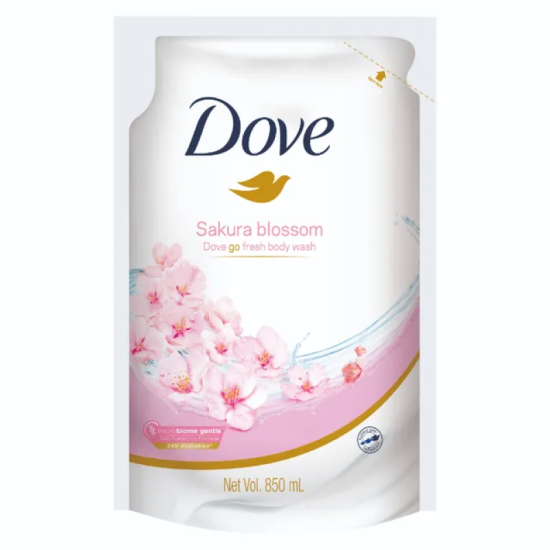 DOVE BODY WASH (REFILL) SAKURA BLOSSOM 850ML