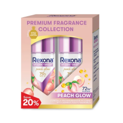 REXONA WOMEN ROLL ON PEACH 45ML*2 REXONA WOMEN ROLL ON PEACH 45ML*2