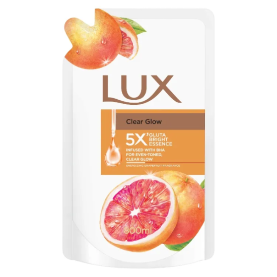 LUX BODY WASH (REFILL) GRAPEFRUIT 800ML