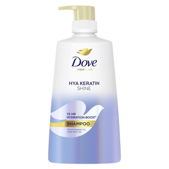 DOVE HAIR SHAMPOO HYA KERATIN SHINE 650ML