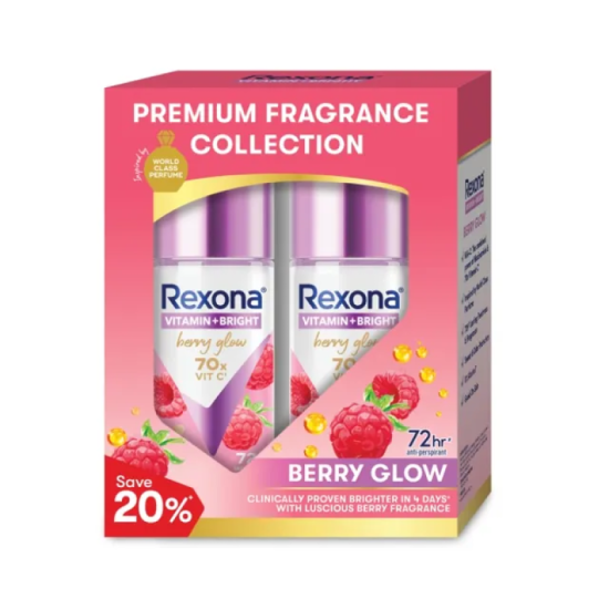 REXONA WOMEN ROLL ON BERRY 45ML*2