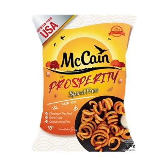 MCCAIN PROSPERITY SPIRAL FRIES 600G