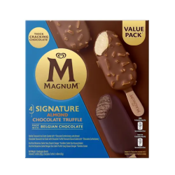 WALL'S MAGNUM ALMOND CHOCOLATE TRUFFLE 80ML*4 WALL'S MAGNUM ALMOND CHOCOLATE TRUFFLE 80ML*4