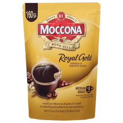 MOCCONA SPBLYN ROYAL GOLD INSTANT COFFEE 160G MOCCONA SPBLYN ROYAL GOLD INSTANT COFFEE 160G