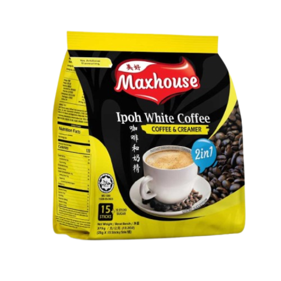 MAXHOUSE 2IN1 COFFEE & CREAMER 25G*15