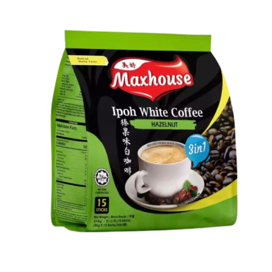 MAXHOUSE 3IN1 HAZELNUT COFFEE 36G*15