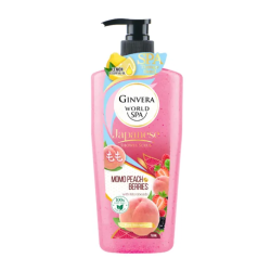 GINVERA SHOWER SCRUB MOMO PEACH&BERRIES 750ML GINVERA SHOWER SCRUB MOMO PEACH&BERRIES 750ML