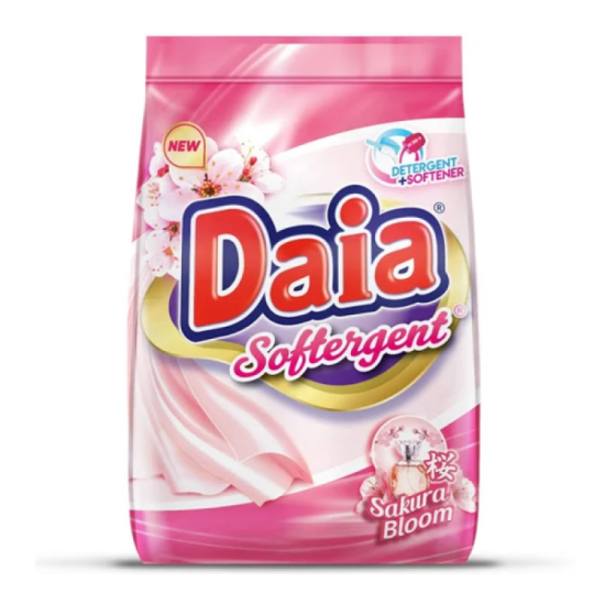 DAIA DETERGENT POWDER SOFTERGENT SAKURA 3.3KG